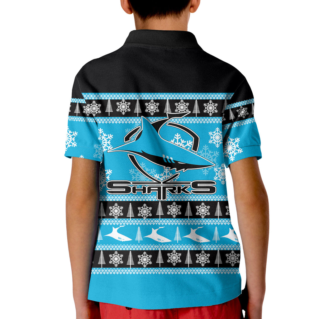 cronulla-sutherland-sharks-polo-shirt-kid-christmas-2021