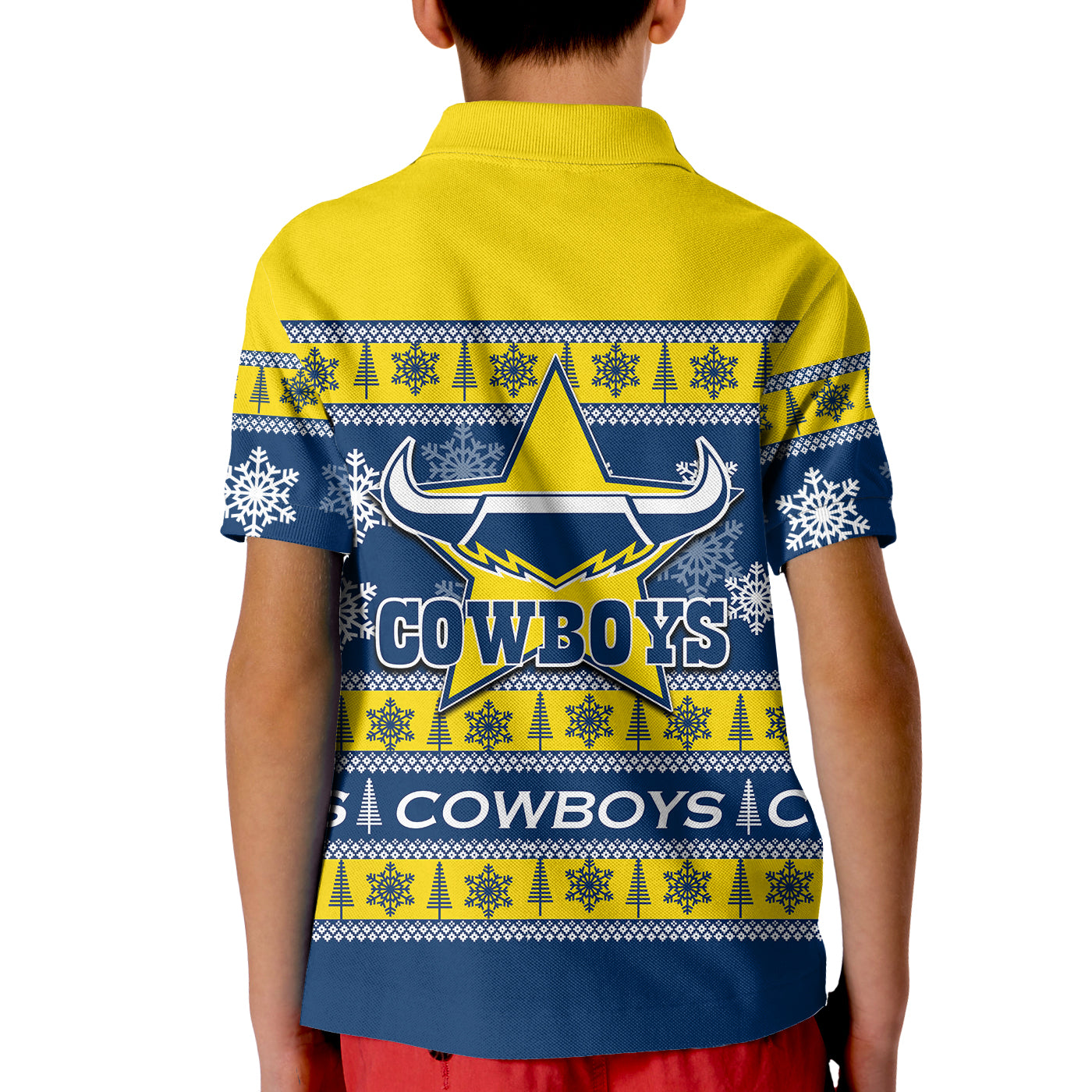 north-queensland-cowboys-polo-shirt-kid-christmas-2021