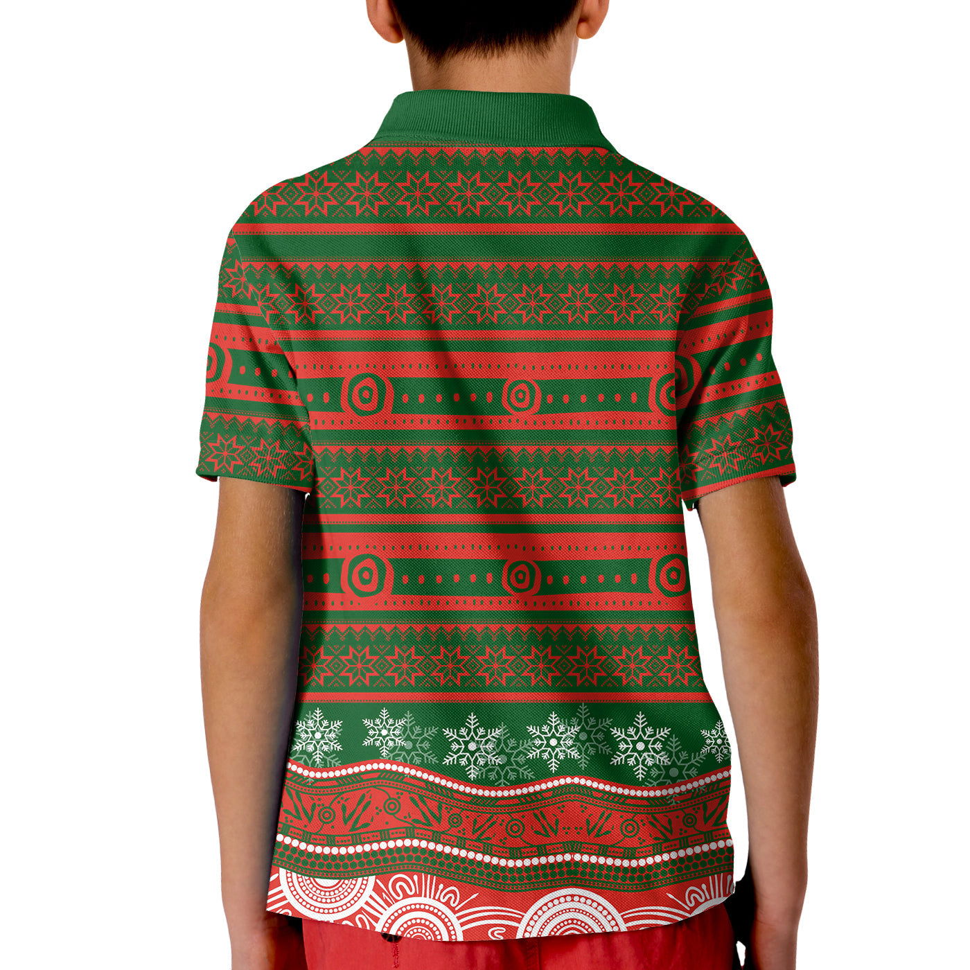 south-sydney-rabbitohs-polo-shirt-kid-christmas-mix-aboriginal-no-2