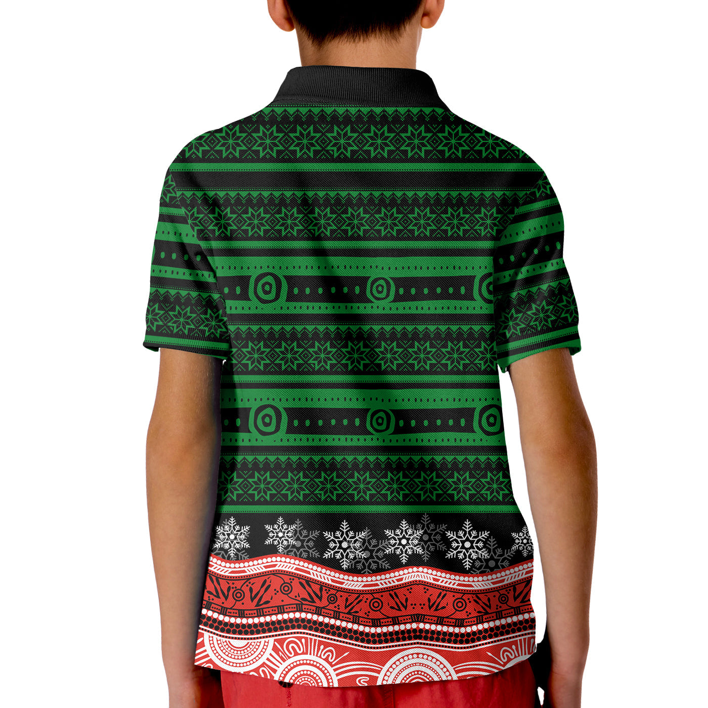 south-sydney-rabbitohs-polo-shirt-kid-christmas-mix-aboriginal-no-1