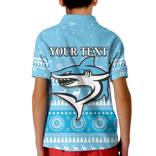 custom-personalised-sharks-polo-shirt-kid-christmas-cronulla-sutherland