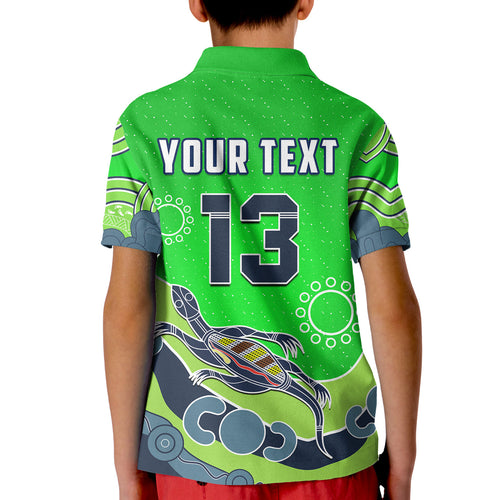 custom-personalised-raiders-indigenous-polo-shirt-kid-canberra-the-milk-custom-text-and-number