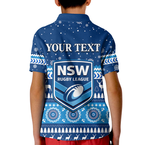 custom-personalised-new-south-wales-christmas-polo-shirt-kid-nsw-rugby-indigenous