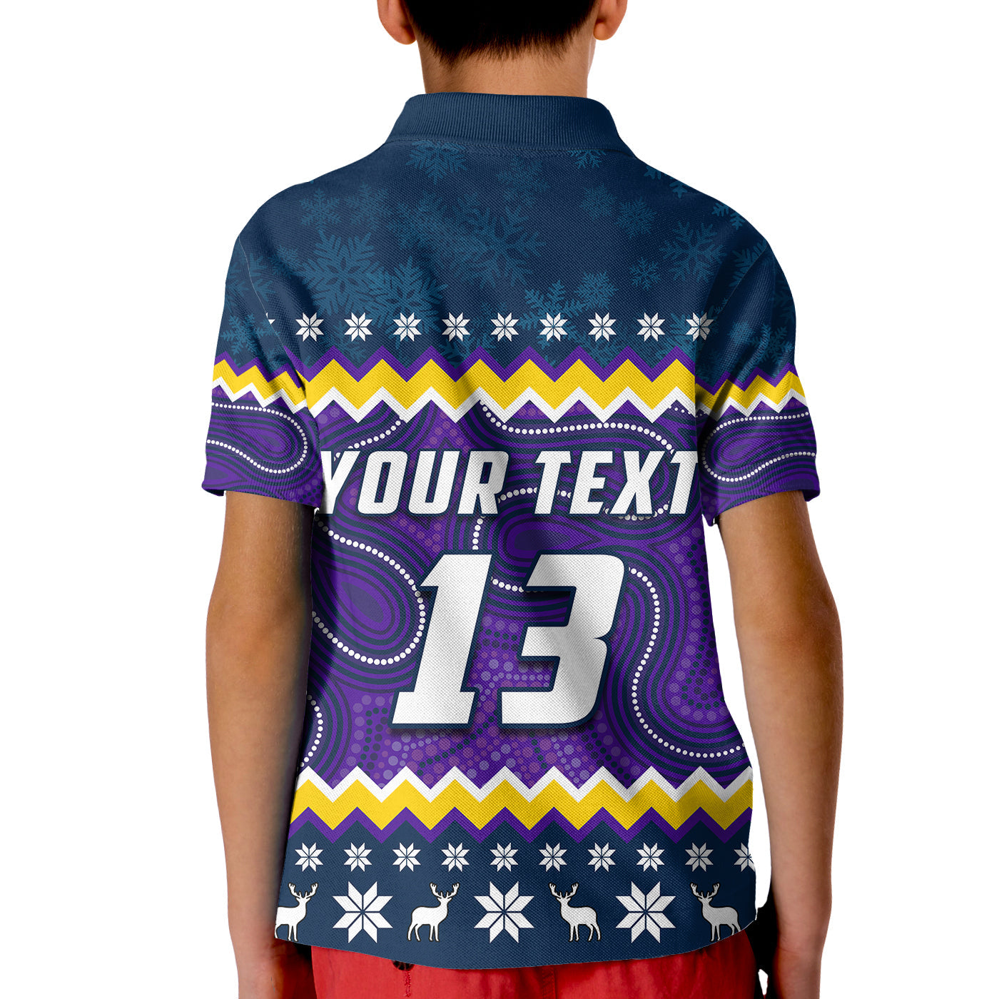 custom-text-and-number-storm-polo-shirt-kid-christmas-melbourne-mix-indigenous