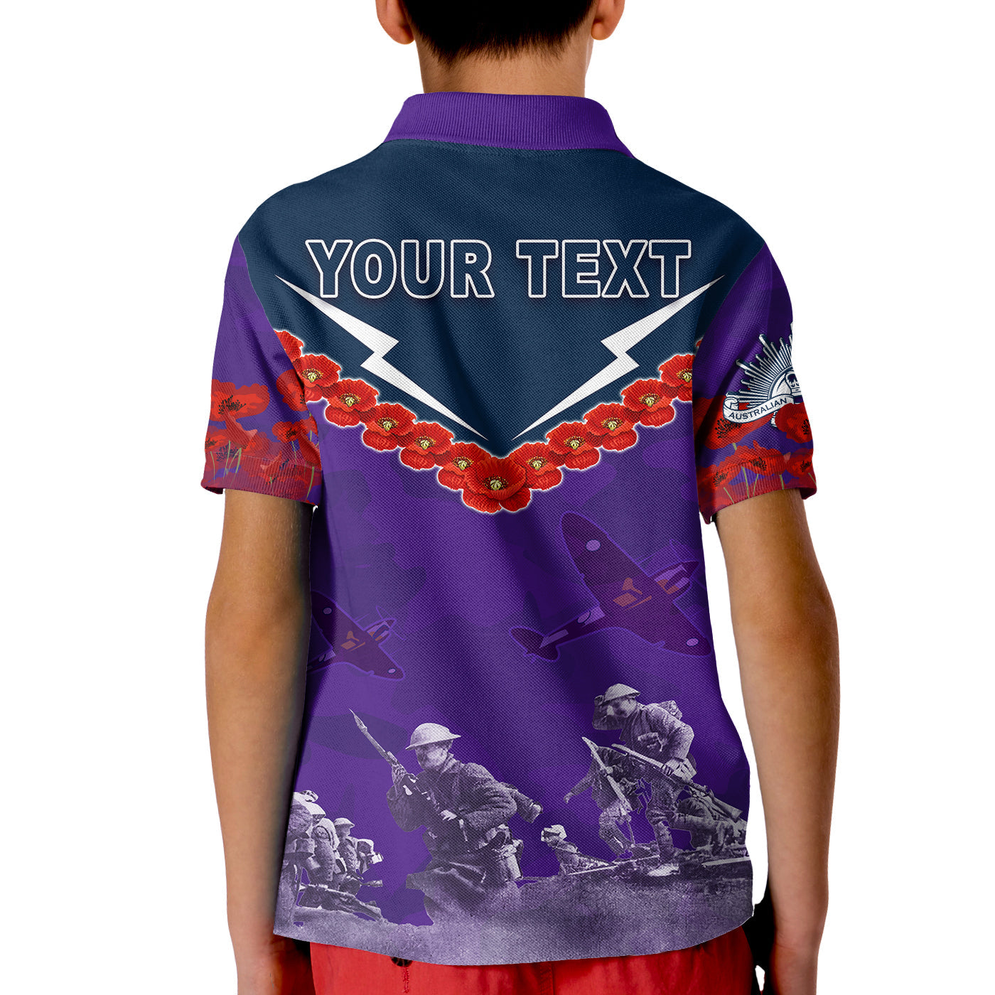 custom-personalised-storm-anzac-day-polo-shirt-kid-australian-soldiers-remember-them