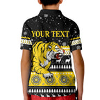 custom-personalised-tigers-christmas-polo-shirt-kid-indigenous-richmond-football