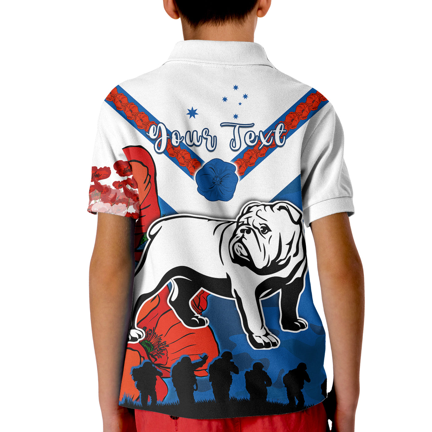 custom-personalised-bulldogs-anzac-day-polo-shirt-poppy-lest-we-forget