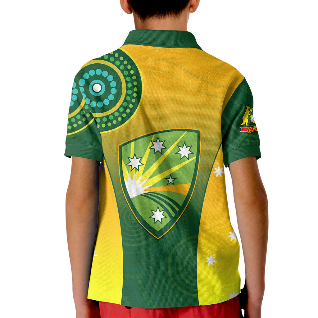 cricket-australia-polo-shirt-kid-unique-aboriginal