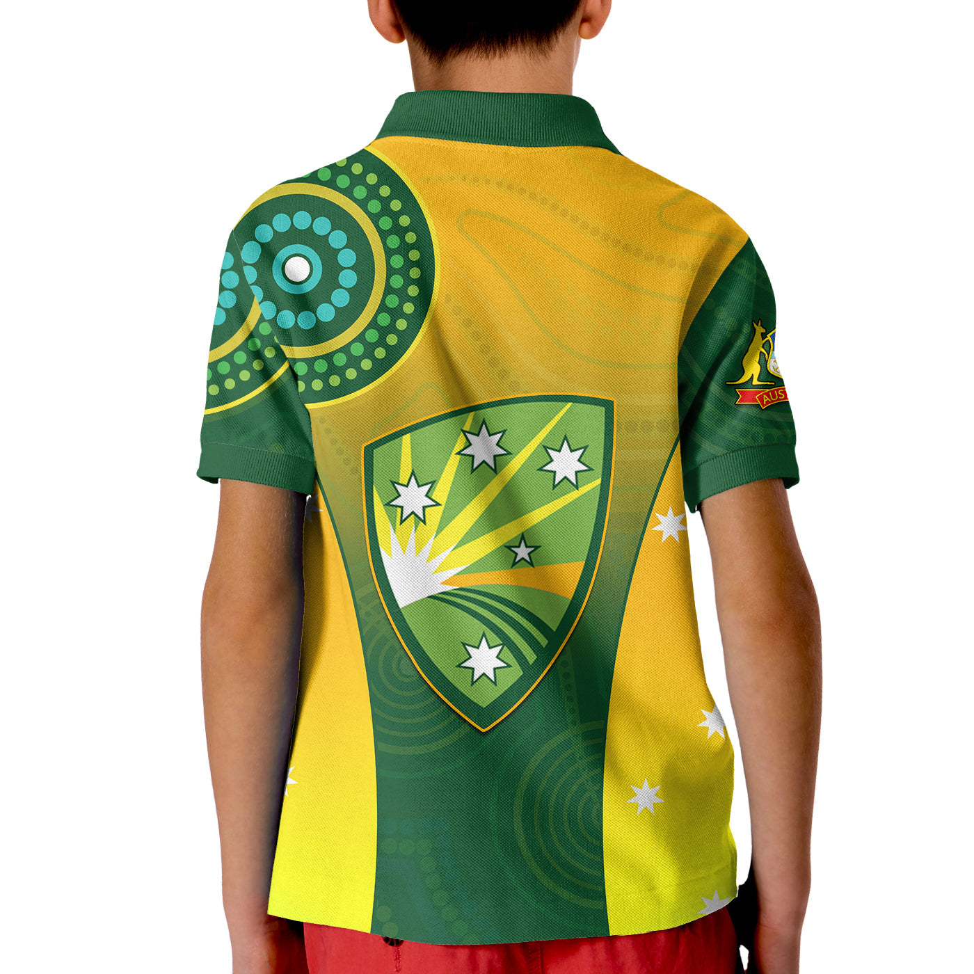 cricket-australia-polo-shirt-kid-unique-aboriginal
