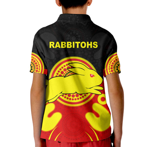 rabbitohs-indigenous-polo-shirt-kid-style-aboriginal-flag