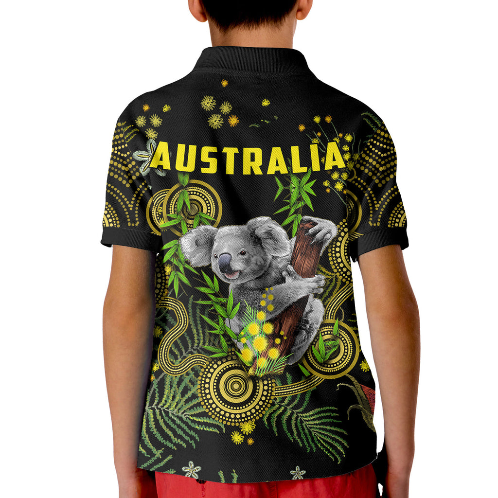 golden-wattle-polo-shirt-kid-australia-acacia-pycnantha-mix-aboriginal