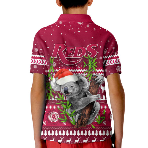 reds-christmas-polo-shirt-kid-queensland-rugby-indigenous