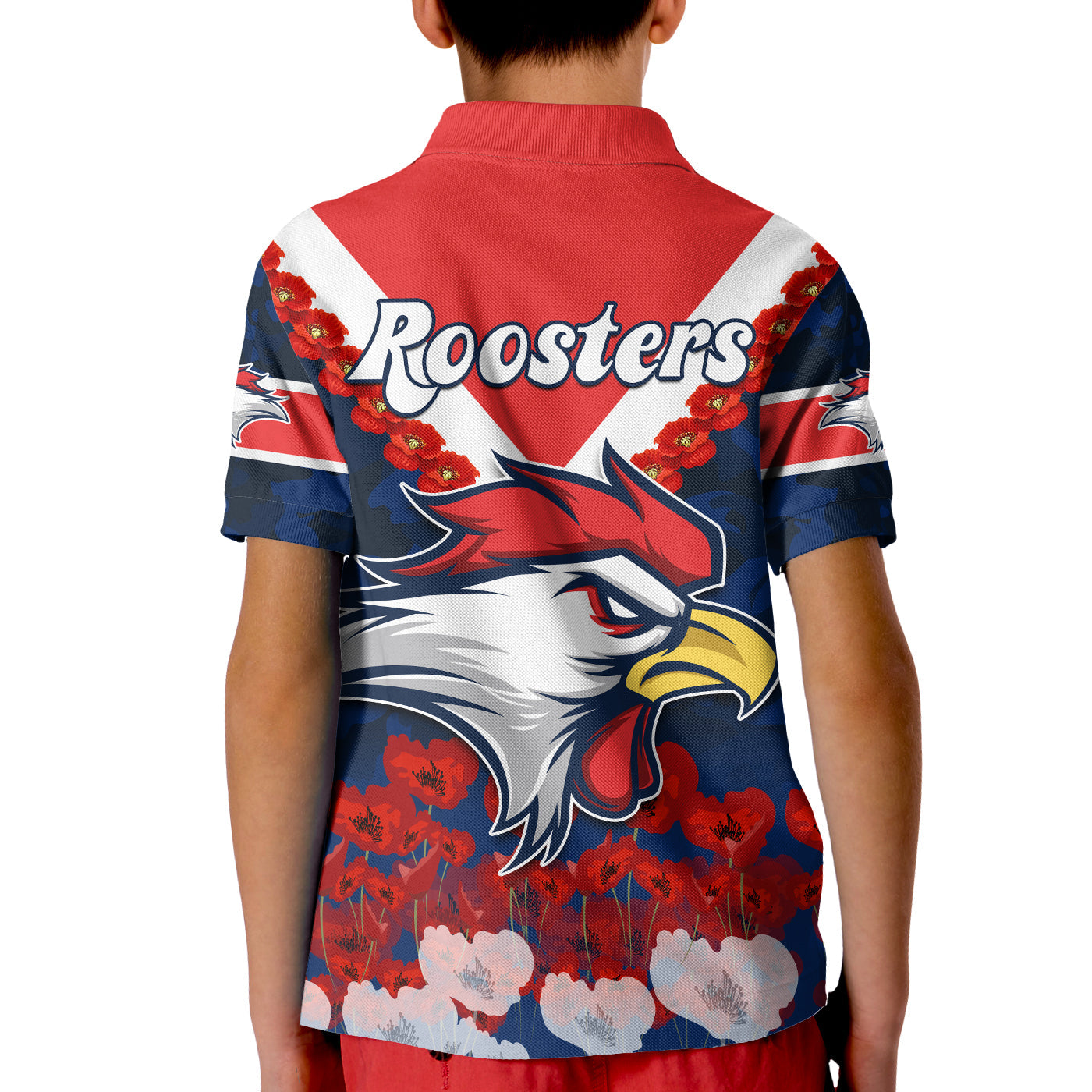 custom-personalised-roosters-anzac-2022-polo-shirt-we-will-remember-them