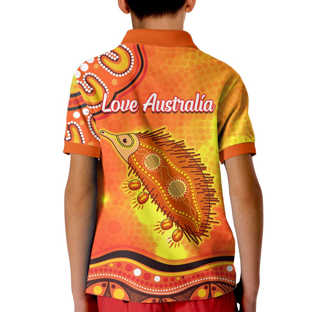 echidna-aboriginal-polo-shirt-kid-australian-animal