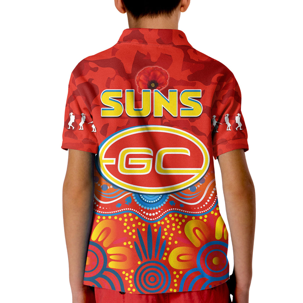 suns-anzac-2022-polo-shirt-kid-gold-coast-aboriginal-poppy