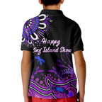 custom-personalised-happy-king-island-show-polo-shirt-kid-aboriginal-tasmania-australia-version-purple