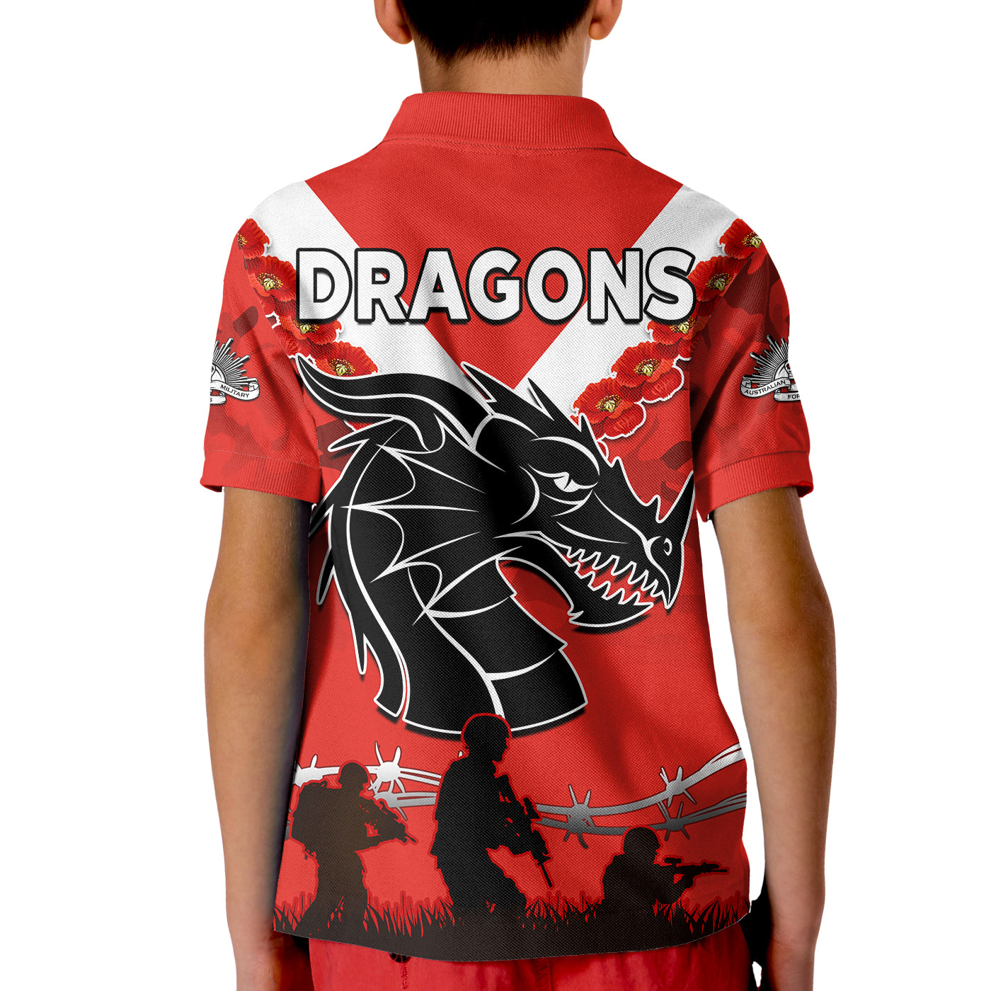 custom-personalised-dragons-anzac-2022-polo-shirt-kid-lest-we-forget