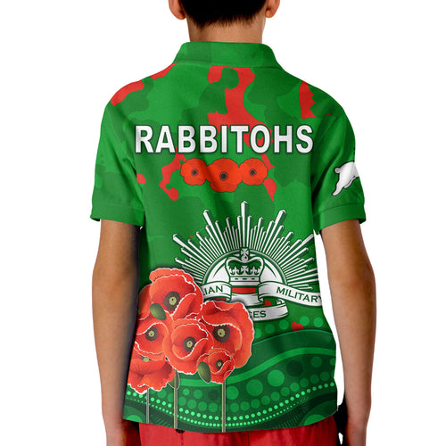 rabbitohs-anzac-day-polo-shirt-kid-south-sydney-camouflage-mix-aboriginal