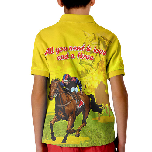 custom-personalised-launceston-cup-2022-polo-shirt-kid-australian-horse-lovers