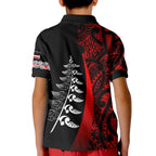 custom-personalised-waitangi-day-polo-shirt-maori-mix-fern-style-red