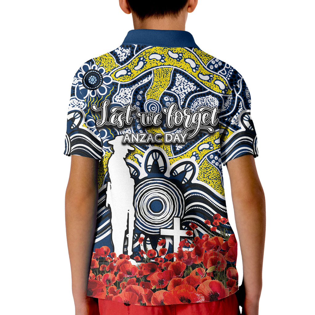 cowboys-polo-shirt-kid-anzac-day-poppy-flowers-with-aboriginal