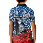 canterbury-bankstown-bulldogs-polo-shirt-kid-anzac-day-poppy-flowers-with-aboriginal