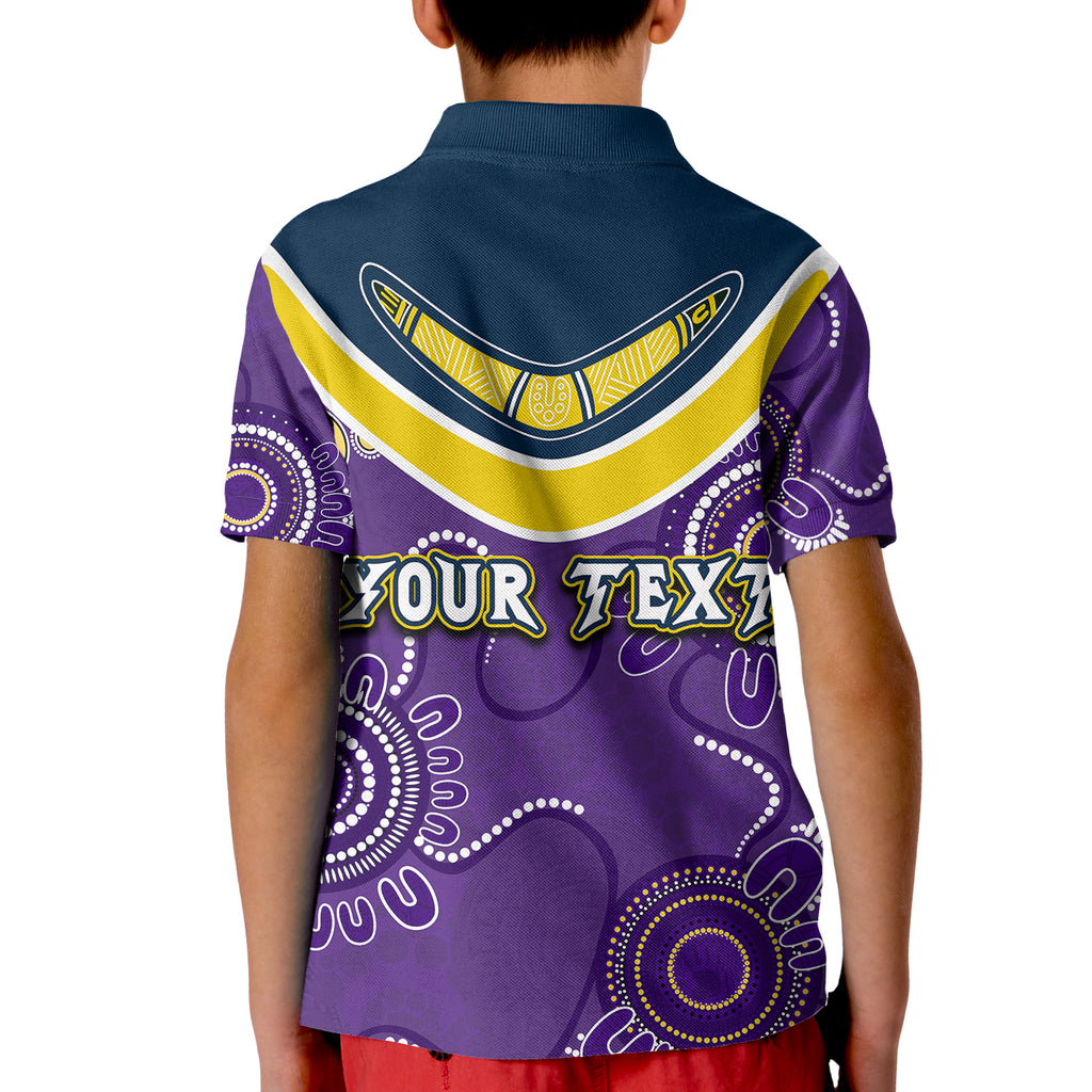 (Custom Personalised) Go Storm Rugby Aboriginal Boomerang Polo Shirt Jersey  LT6