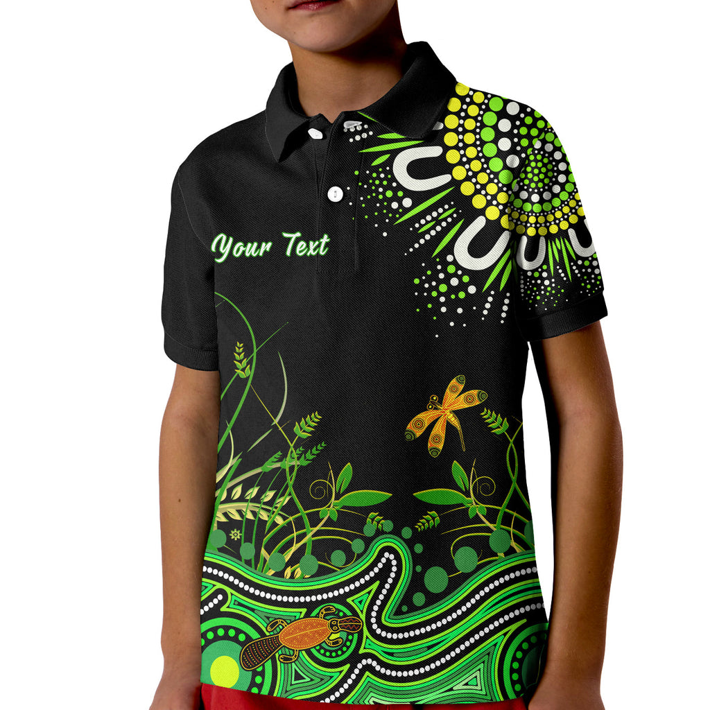 custom-personalised-happy-king-island-show-polo-shirt-kid-aboriginal-tasmania-australia