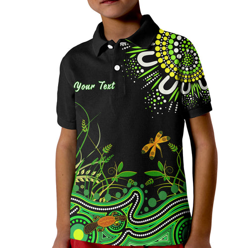 custom-personalised-happy-king-island-show-polo-shirt-kid-aboriginal-tasmania-australia