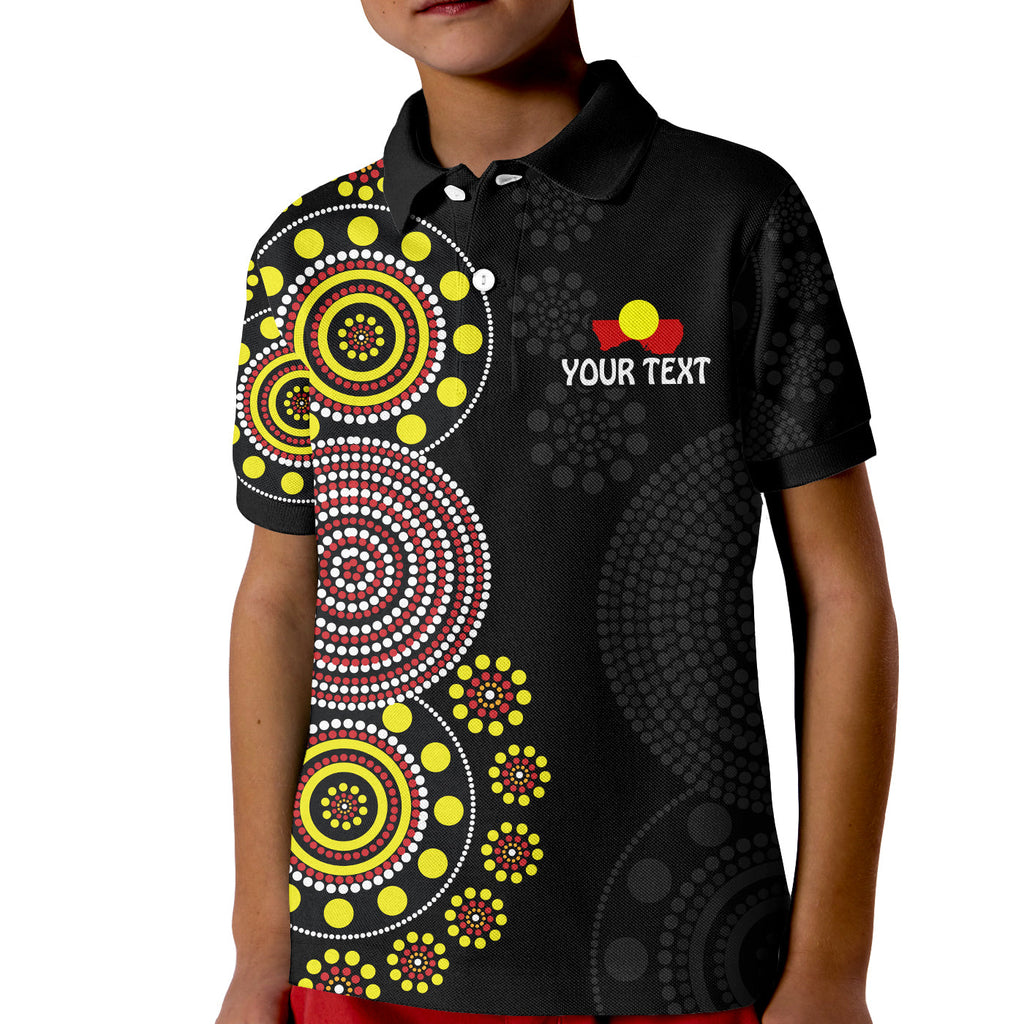 custom-personalised-naidoc-week-2022-polo-shirt-kid-version-aboriginal-dot-get-up
