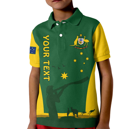 custom-personalised-australia-national-colours-polo-shirt-kid-green-and-gold