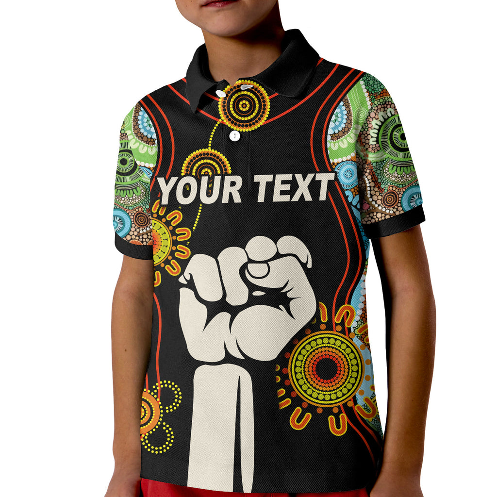 custom-personalised-naidoc-2022-polo-shirt-kid-proud-history-of-getting-up-standing-up-and-showing-up