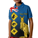 custom-personalised-australia-kangaroo-polo-shirt-kid-road-signs-aussie-aboriginal