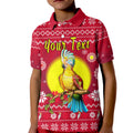 custom-personalised-australia-christmas-polo-shirt-kid-be-loved-cockatoo