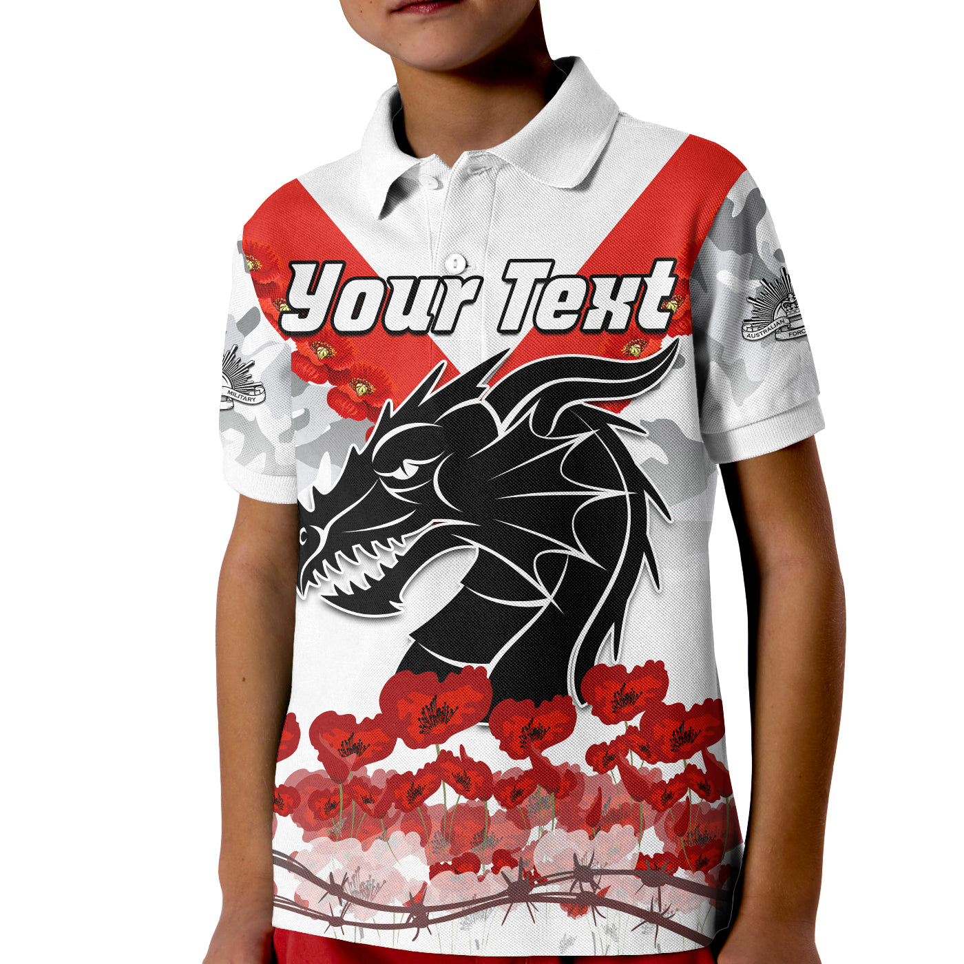 custom-personalised-dragons-anzac-2022-polo-shirt-kid-we-will-remember-them
