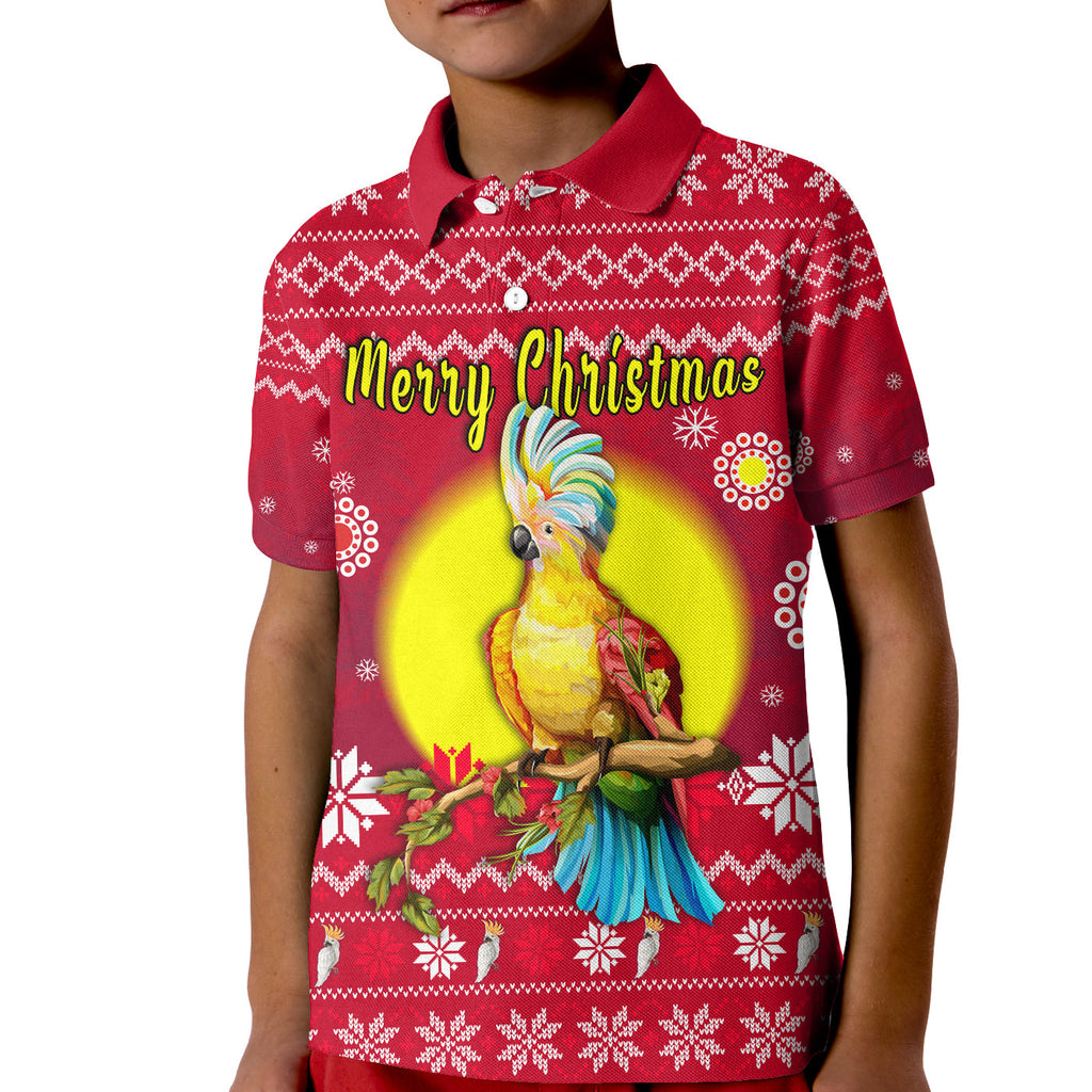 australia-christmas-polo-shirt-kid-be-loved-cockatoo