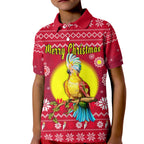 australia-christmas-polo-shirt-kid-be-loved-cockatoo