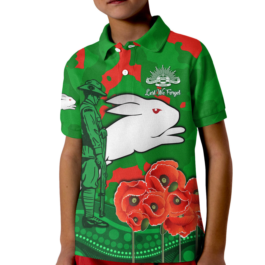 custom-personalised-rabbitohs-anzac-day-polo-shirt-kid-south-sydney-camouflage-mix-aboriginal