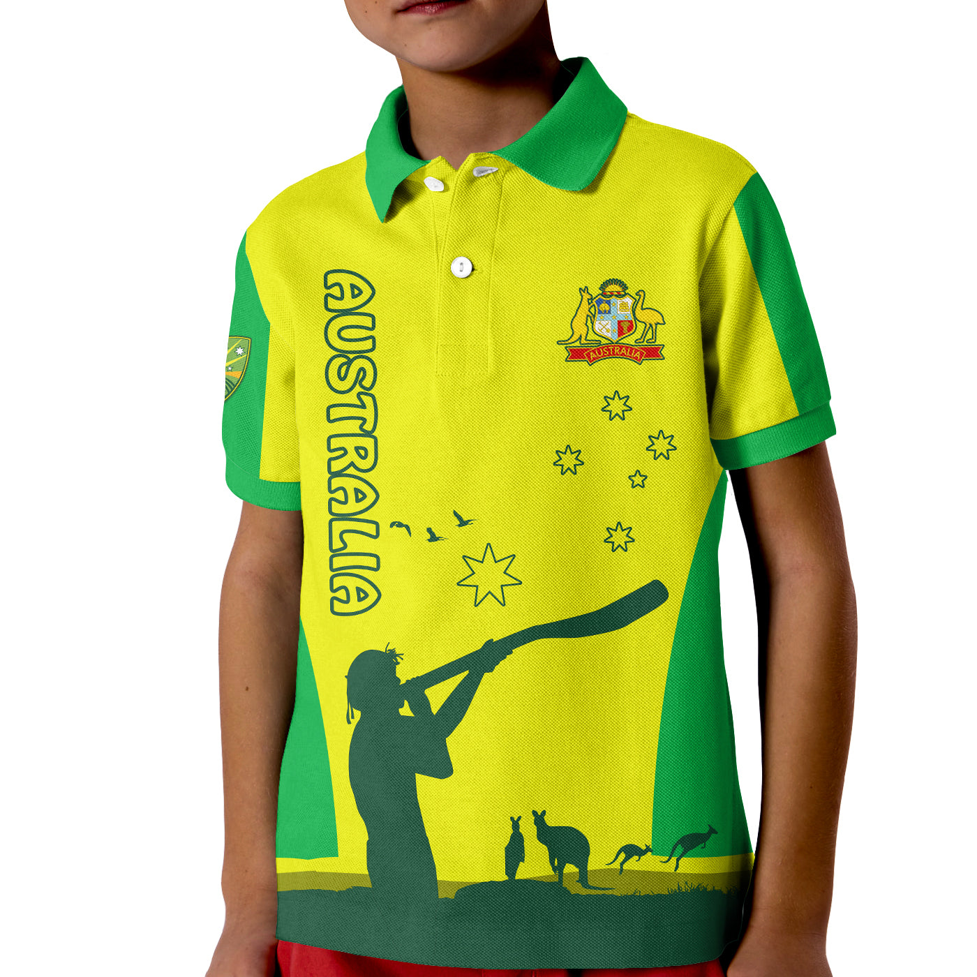 custom-text-and-number-cricket-australia-polo-shirt-kid-aboriginal-my-life