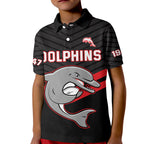 Custom Text And Number Dolphins Rugby Polo Shirt Sporty Style Ver.03 LT14