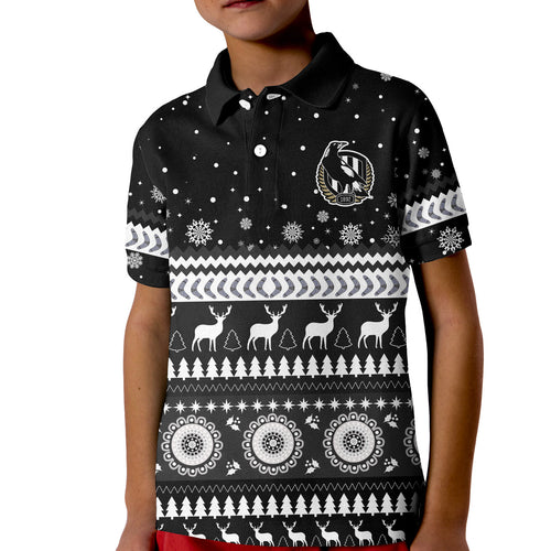 magpies-christmas-polo-shirt-kid-indigenous-collingwood-football