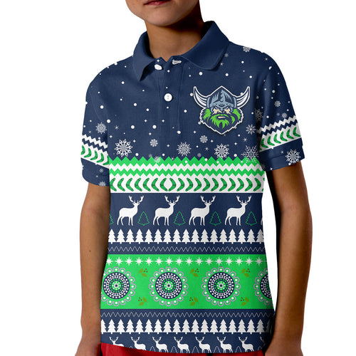 custom-personalised-raiders-polo-shirt-kid-canberra-merry-christmas-the-milk