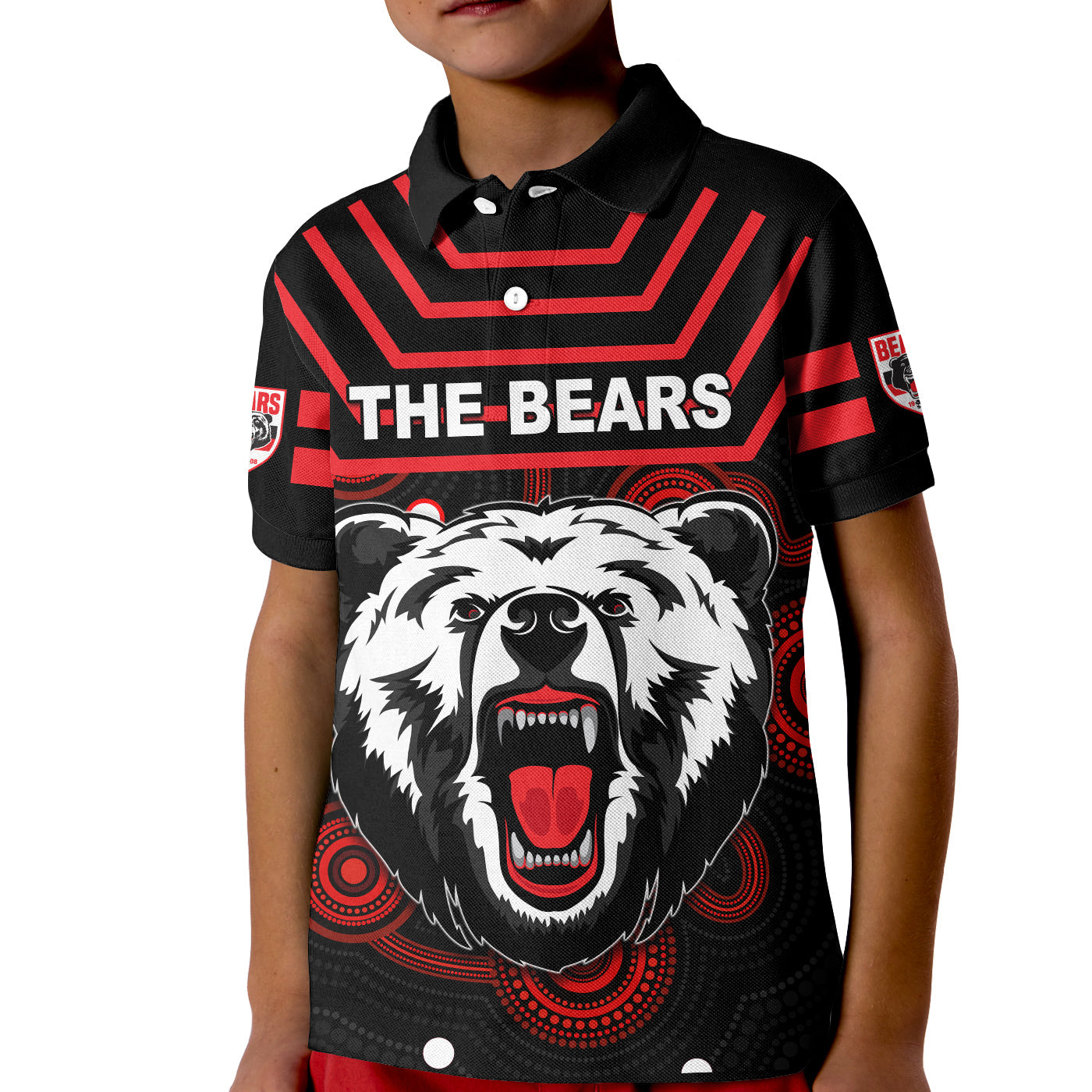 custom-personalised-the-bears-indigenous-polo-shirt-kid-go-north-sydney