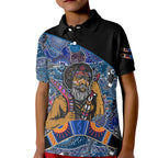 custom-personalised-australian-boomerang-polo-shirt-kid-indigenous-australia-blue-graceful
