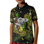 custom-personalised-golden-wattle-polo-shirt-kid-australia-acacia-pycnantha-mix-aboriginal