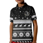 custom-personalised-magpies-christmas-polo-shirt-kid-indigenous-collingwood-football