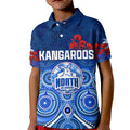 kangaroos-anzac-2022-polo-shirt-kid-north-melbourne-football-aboriginal-poppy-flowers