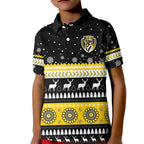 custom-personalised-tigers-christmas-polo-shirt-kid-indigenous-richmond-football