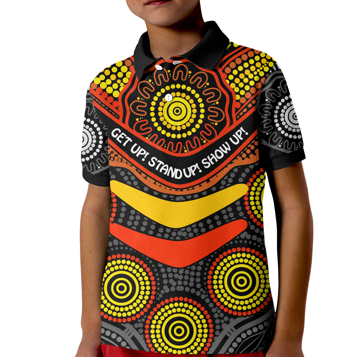 custom-personalised-naidoc-week-2022-polo-shirt-kid-aboriginal-get-up-stand-up-show-up
