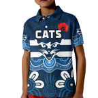 Cats Anzac 2022 Polo Shirt Geelong Football Aboriginal Poppy LT13